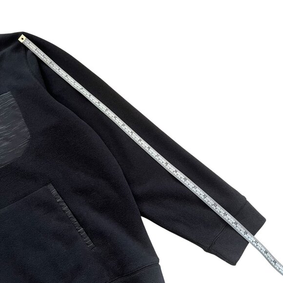 Kit‎ & Ace Mens 1/4 Snap Fleece Black Size Large Outdoor Hiking Athleisure - Picture 8 of 8